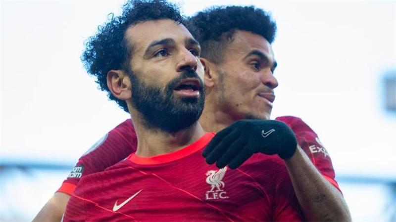 لويس دياز ومحمد صلاح