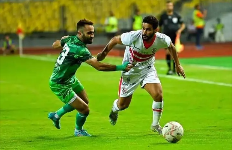 حكم مباراة الزمالك والمصري اليوم